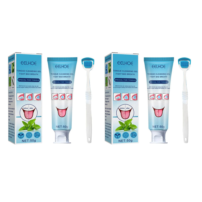 "FreshBreeze Pro Master Bundle  Bocal Refrescante com Raspador de Língua"