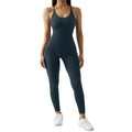 Macacão Bodycon Fitness Feminino Sem Mangas
