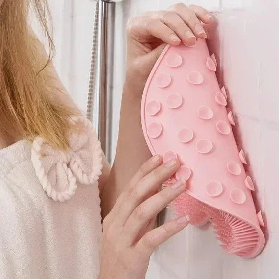 Escova Esfoliante para Pés e Costas - Ferramenta de Massagem e Higiene no Banho