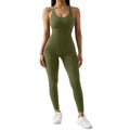 Macacão Bodycon Fitness Feminino Sem Mangas