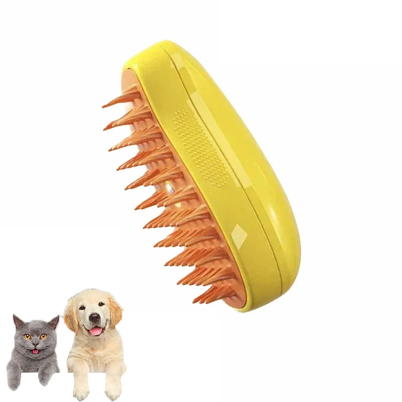 Escova a Vapor 3 em 1 para Pets - Pet Brush