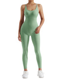 Macacão Bodycon Fitness Feminino Sem Mangas