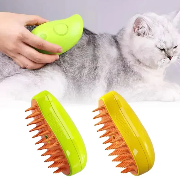 Escova a Vapor 3 em 1 para Pets - Pet Brush