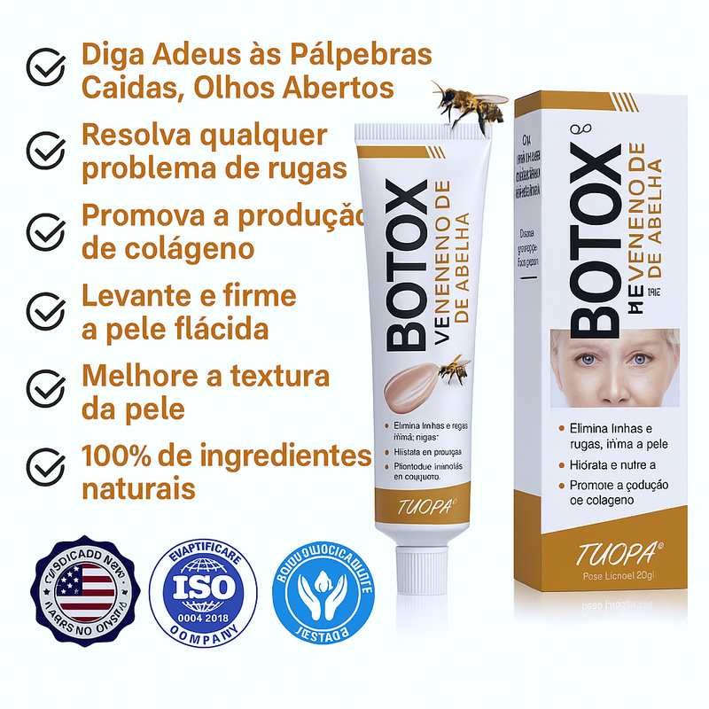 BOTOX BE VENOM - REJUVENESCEDOR NATURAL [PAGUE 1 LEVE 2] + FRETE GRÁTIS!