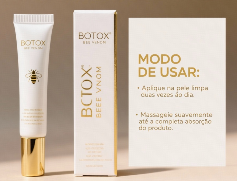 BOTOX BE VENOM - REJUVENESCEDOR NATURAL [PAGUE 1 LEVE 2] + FRETE GRÁTIS!