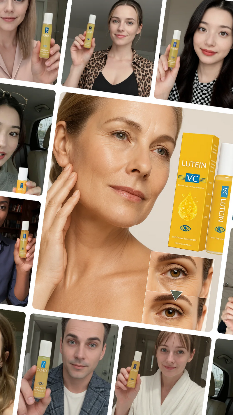 LuteinaRoll 5 em 1 - Remove Olheiras, Manchas e Revitaliza a Pele ao Redor dos Olhos