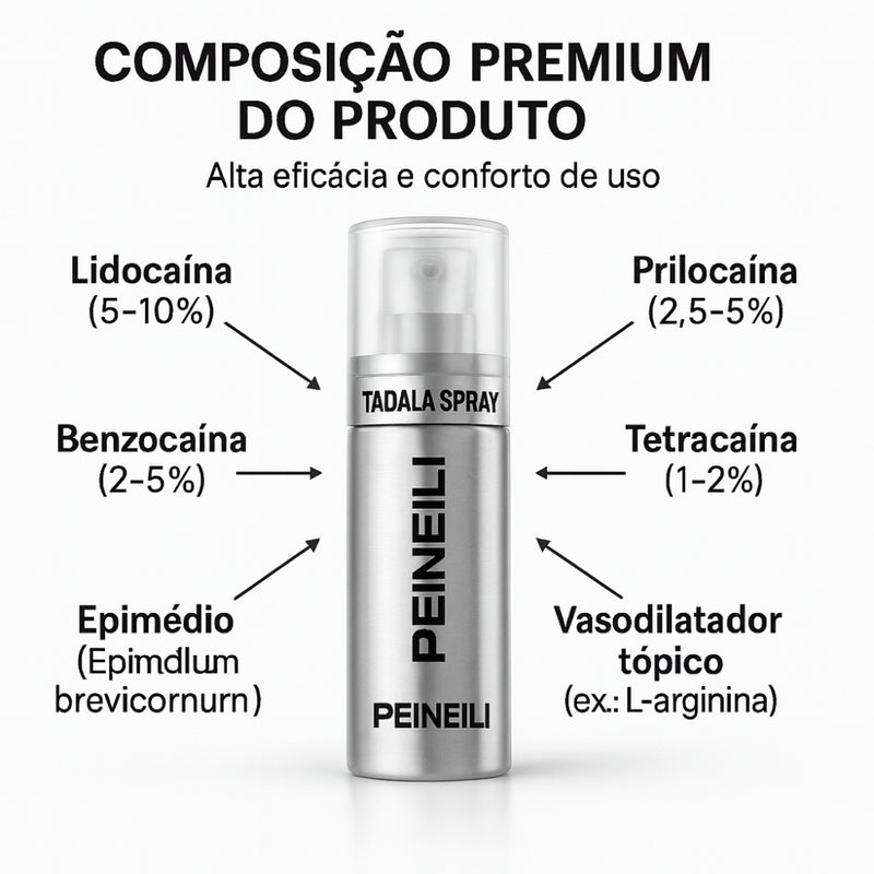 Tadala Spray PEINEILI - O fim da impotência e ejaculação precoce + FRETE GRÁTIS