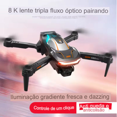 Drone Xiaomi A88 Pro 8K Câmera Dupla HD 5G GPS Fluxo Óptico Prevenção de Obstáculos Dobrável.